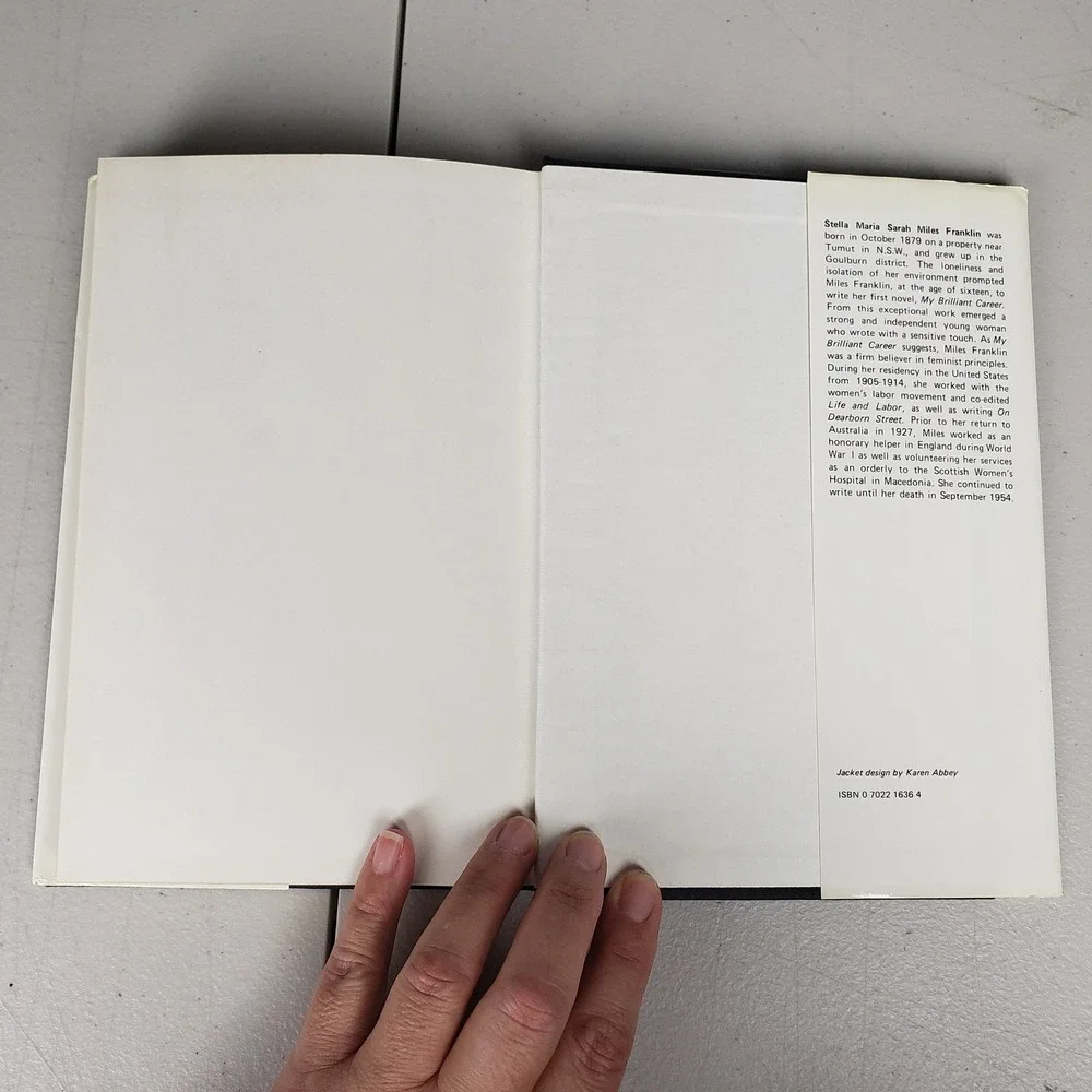 Miles Franklin On Dearborn Street 1981 First Edition Hardcover WWI Fiction Book